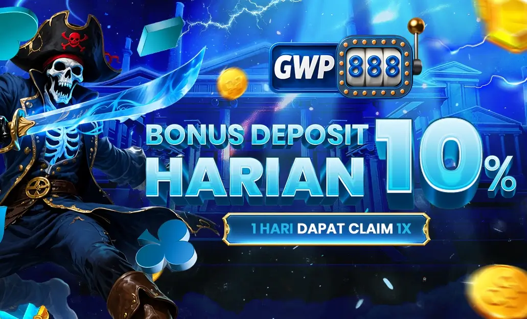 bonus deposit harian 10% gwp888