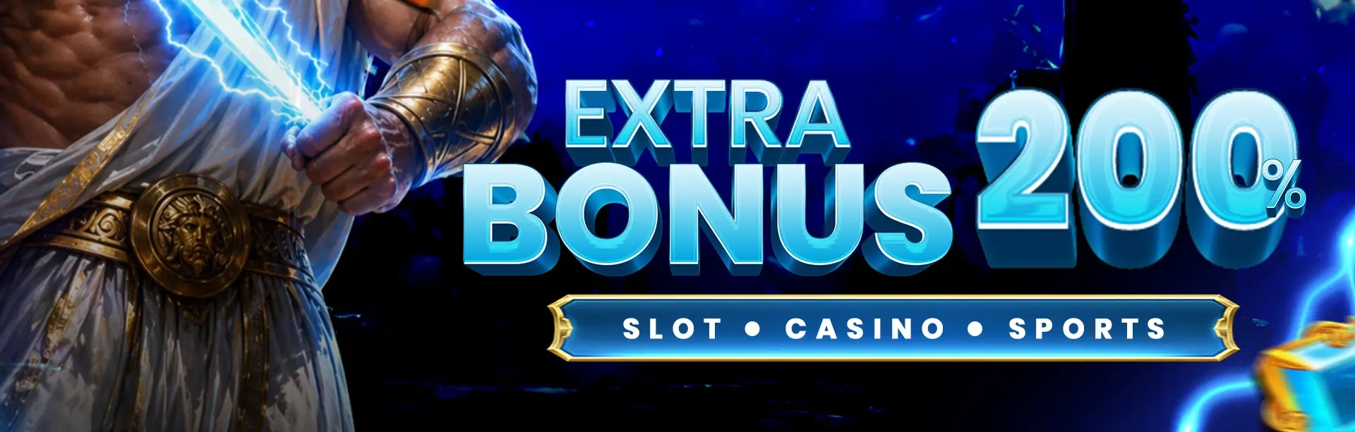 EXTRA BONUS 200% SLOT | SPORTSBOOK | LIVE CASINO